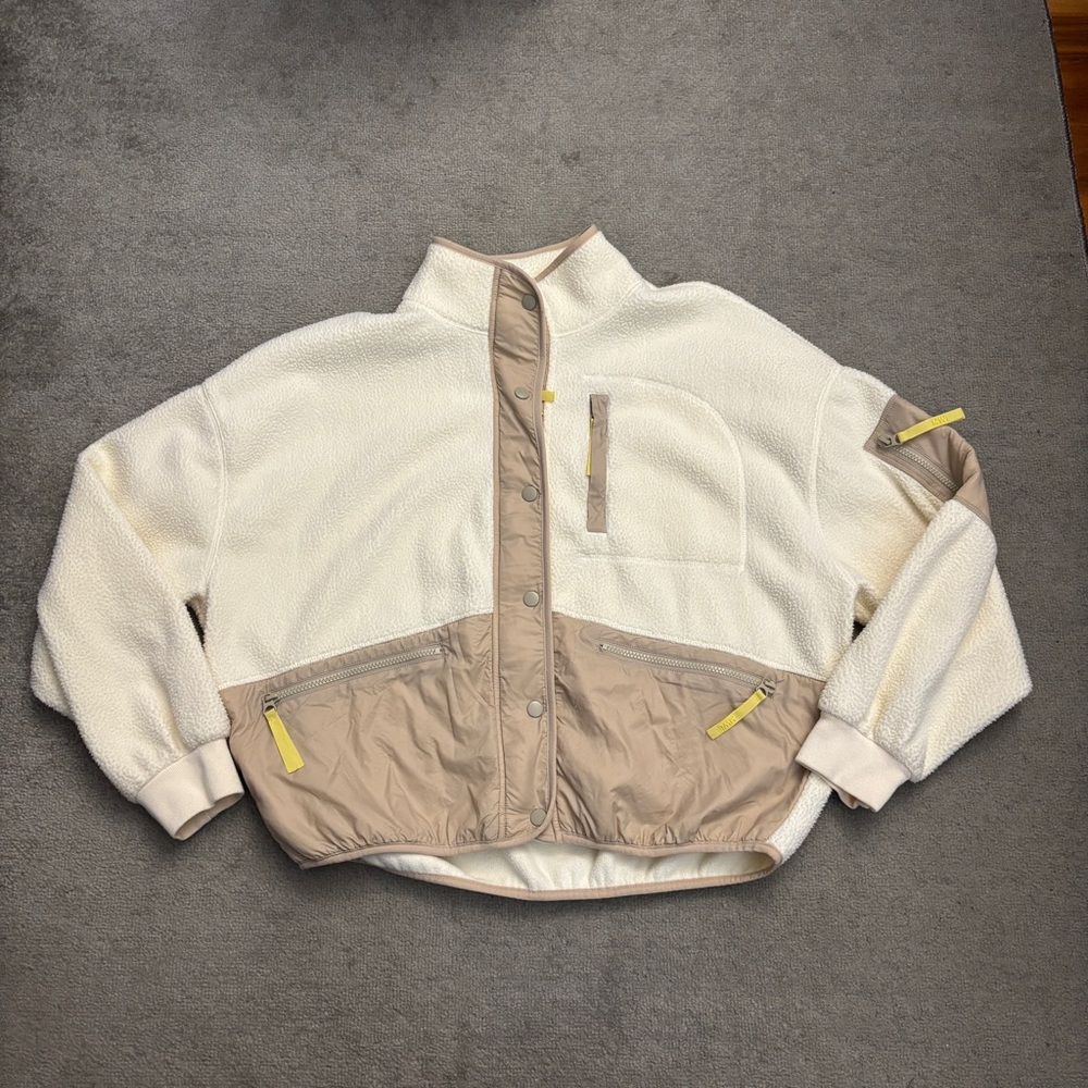 Madewell MWL Drapey Sherpa Buick Jacket Antique Cream - Picture 5 of 12